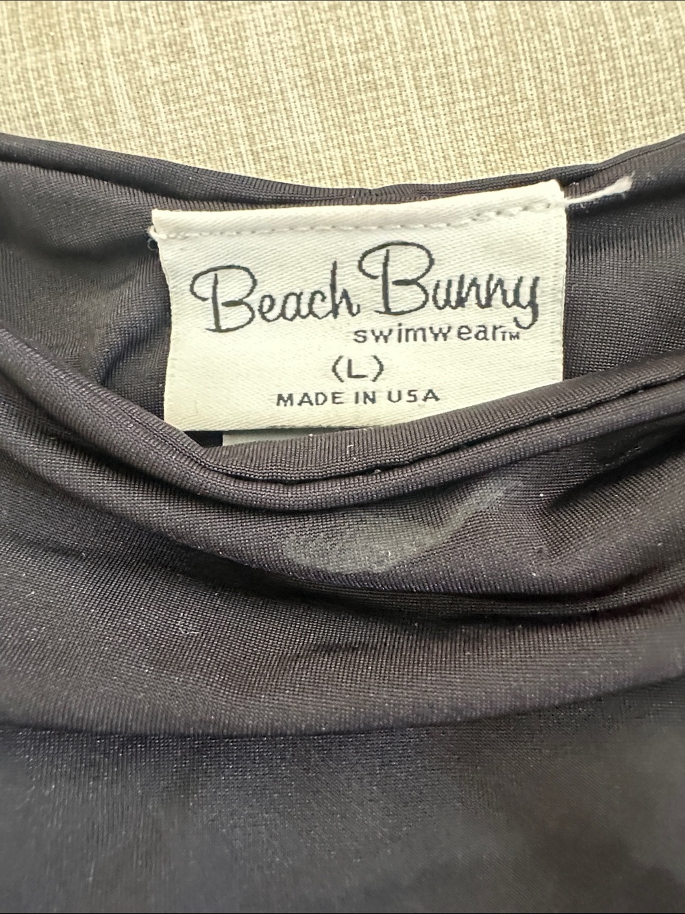 Beach Bunny Black Rhinestone-Embellished Bikini Bottom - Picture 2 of 3